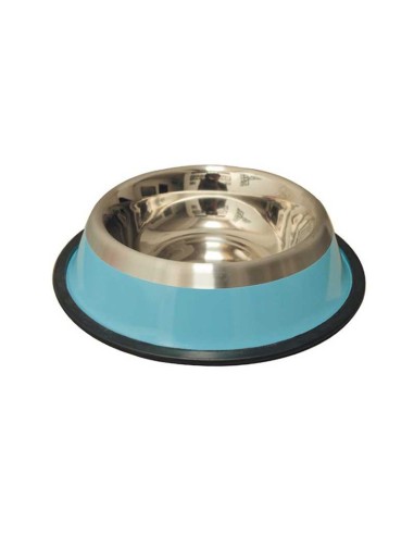 PETIPOP COMEDERO / BEBEDERO DE ACERO AZUL