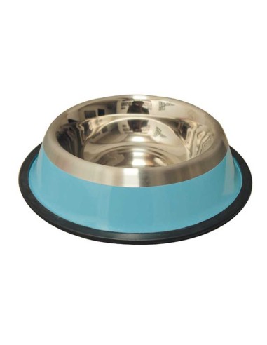 PETIPOP COMEDERO / BEBEDERO DE ACERO AZUL - 3