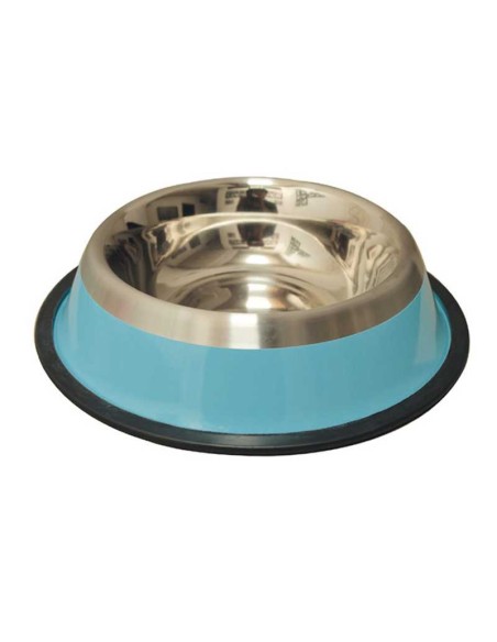 PETIPOP COMEDERO / BEBEDERO DE ACERO AZUL - 3