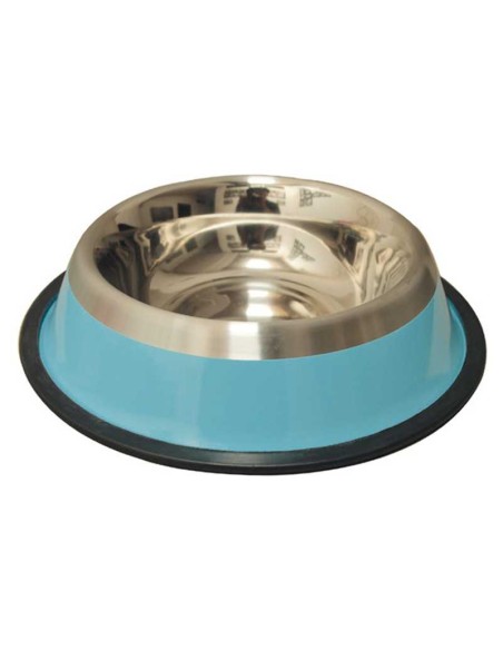 PETIPOP COMEDERO / BEBEDERO DE ACERO AZUL - 4