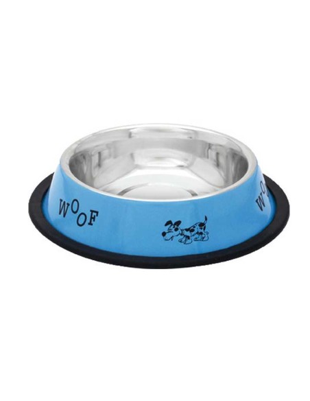 PETIPOP COMEDERO / BEBEDERO ACERO WOOF - 2