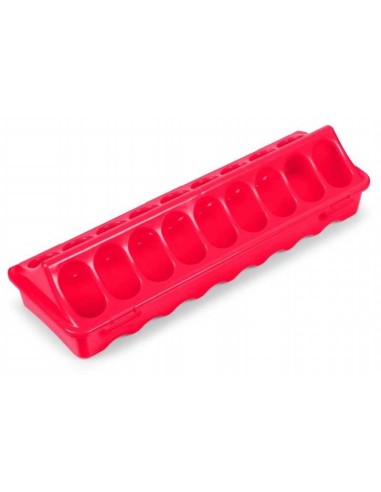 COPELE COMEDERO PLÁSTICO PARA POLLOS PRIMERA EDAD ROJO ROJO 30 CM - 2