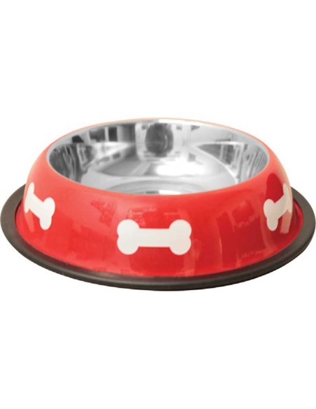 PETIPOP COMEDERO / BEBEDERO ACERO HUESOS - 5