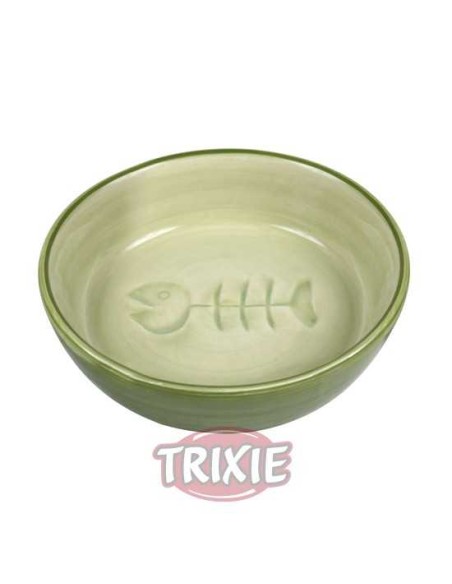 TRIXIE COMEDERO CERÁMICO GATOS RASPA Ø13 CM / 200 ML - 4