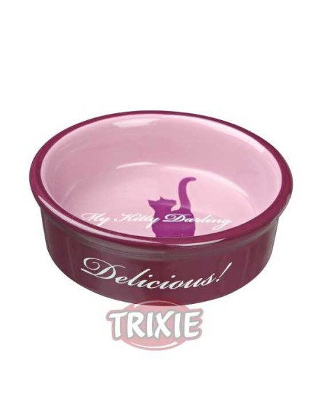 TRIXIE COMEDERO CERÁMICO GATOS MY KITTY DARLING Ø15 CM / 200 ML - 2