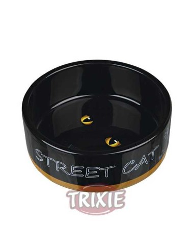 TRIXIE COMEDERO CERÁMICA STREET CAT Ø12 CM / 300 ML - 4