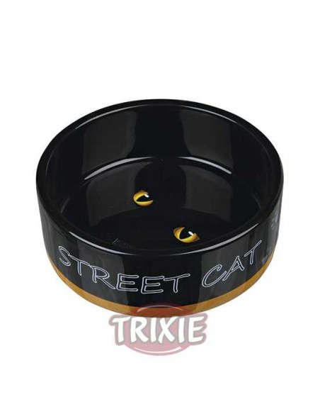 TRIXIE COMEDERO CERÁMICA STREET CAT Ø12 CM / 300 ML - 4
