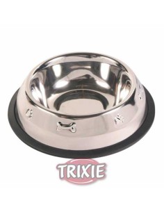 TRIXIE COMEDERO ACERO INOX ANTIDESLIZANTE GATOS Ø11 CM / 200 ML - 2