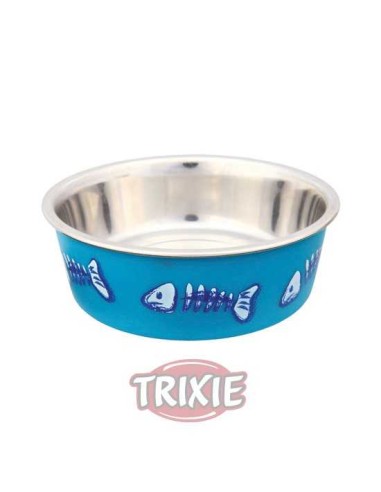 TRIXIE COMEDERO ACERO INOX RESISTENTE Ø12 CM / 300 ML - 4