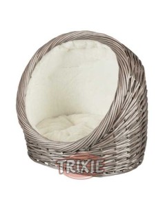 TRIXIE CUEVA SUAVE DE MIMBRE GRIS 44 X 44 X 30 CM - 2