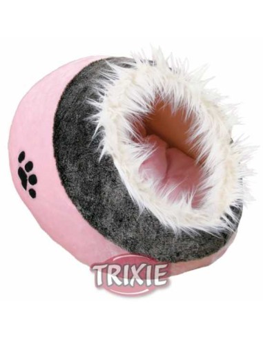 TRIXIE CUEVA SUAVE MINOU ROJO / GRIS 35 X 26 X 41 CM - 2