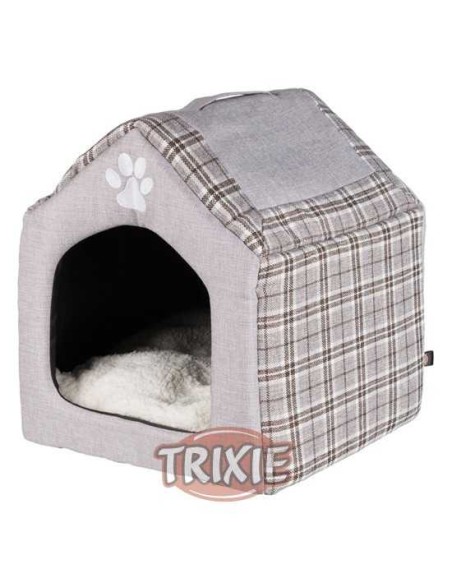 TRIXIE CUEVA SUAVE SILAS GRIS / CREMA 40 X 45 X 40 CM - 2