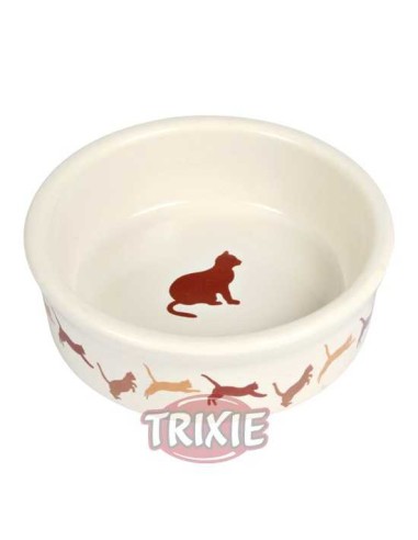 TRIXIE COMEDERO CERÁMICO GATOS Ø11 CM / 250 ML - 2