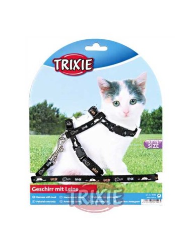 TRIXIE SET ARNÉS Y CORREA PARA GATITOS CATS 21-34 CM / 1 20 M - 4