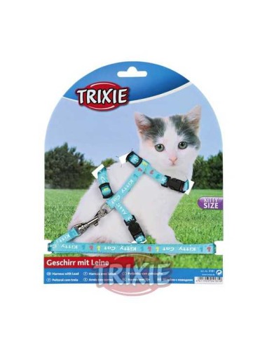 TRIXIE SET ARNÉS Y CORREA PARA GATITOS KITTY CATS 21-33 CM / 1 20 M - 2