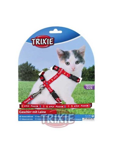 TRIXIE SET ARNÉS Y CORREA PARA GATITOS KITTY CATS 21-33 CM / 1 20 M - 4