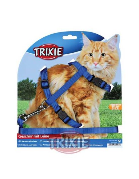 TRIXIE SET ARNES Y CORREA GATOS XL 22-36CM / 1 20 M - 3
