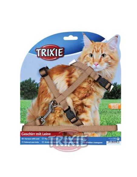 TRIXIE SET ARNES Y CORREA GATOS XL 22-36CM / 1 20 M - 5