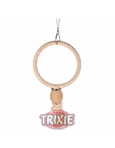 TRIXIE COLUMPIO ANILLA ALGODÓN Y BOLA MADERA Ø16 CM - 2