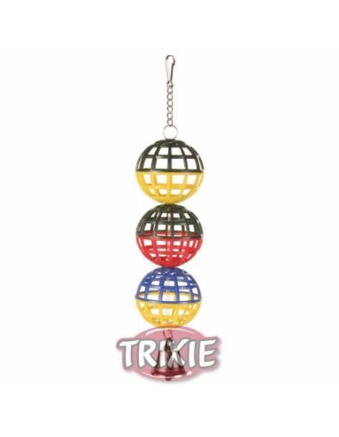 TRIXIE JUGUETE PELOTAS CON CADENA Y CAMPANA 16 CM - 2