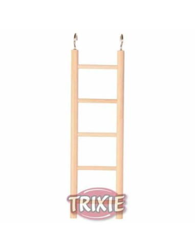 TRIXIE ESCALERA MADERA PERIQUITOS Y CANARIOS 4 PELDAÑOS (20 CM) 5 PELDAÑOS (24 CM) 6 PELDAÑOS (28 CM) 7 PELDAÑOS (32 CM) 8 - 2