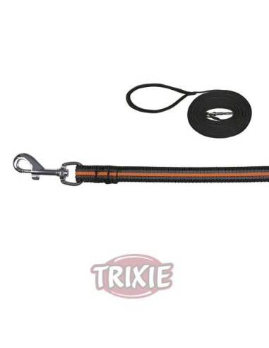 TRIXIE CORREA DE RASTREO FUSION NEGRO / NARANJA 5 M - 2
