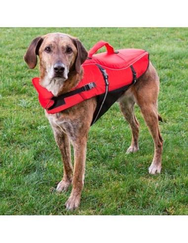 TRIXIE CHALECO SALVAVIDAS PARA PERROS ROJO / NEGRO XS (26 CM) - 2