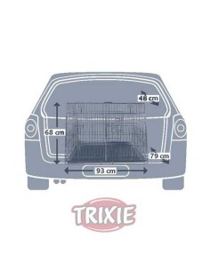 TRIXIE JAULA TRANSPORTE GALVANIZADA DOBLE 93 X 68 X 79 CM - 2 2