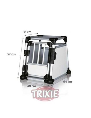TRIXIE JAULA DE TRANSPORTE DE ALUMINIO 48 X 57 X 64 CM - 2