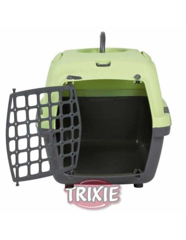 TRIXIE TRANSPORTÍN CAPRI 1 32 X 31 X 48 CM GRIS / VERDE LIMA - 2