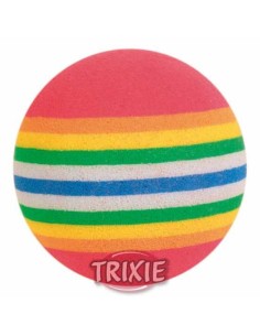 TRIXIE PELOTA ARCOIRIS DE GOMAESPUMA (4 UNIDADES) Ø3.5 CM - 2