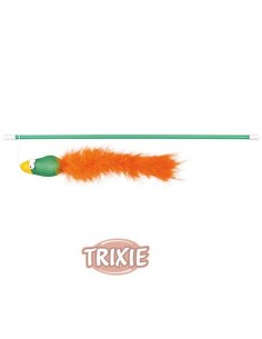 TRIXIE VARITA DE JUEGO CON PÁJARO Y PLUMAS 50 CM - 2