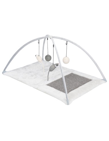 TRIXIE ALFOMBRILLA RASCADOR CON JUGUETES DE CUERDA PARA GATOS - 60 X 33 X 42 CM 60 X 33 X 42 CM - 3