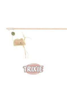 TRIXIE VARITA DE JUEGO CON RATÓN DE YUTE 24 CM - 2