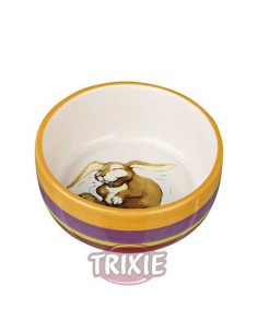 TRIXIE COMEDERO CERÁMICO CONEJO RIENDO Ø11 CM / 250 ML - 2