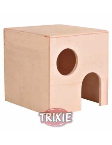 TRIXIE CASITA MADERA TECHO ABATIBLE 27 X 17 X 19 CM 10 X 10 X 11 CM - 2