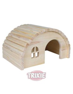 TRIXIE CASITA MADERA PARA ROEDORES TECHO REDONDO 29 X 17 X 20 CM - 2
