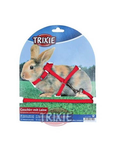 TRIXIE SET ARNÉS Y CORREA ROEDORES CON CORREA