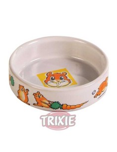 TRIXIE COMEDERO CERÁMICO MOTIVOS HÁMSTERS Ø8 CM / 90 ML - 2