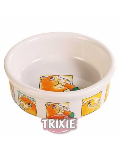 TRIXIE COMEDERO CERÁMICO MOTIVOS COBAYAS Ø11 CM / 240 ML - 2