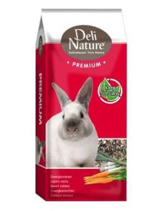 DELI NATURE PREMIUM CONEJOS ENANOS 15 KG 3 KG 800 GR - 2