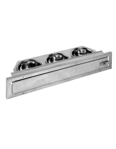 GAUN COMEDERO GIRATORIO PARA LOROS - 3 PLATOS