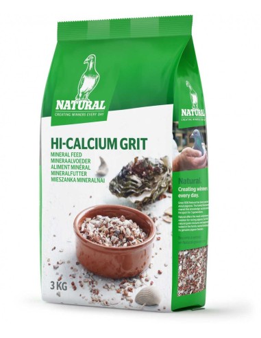 NATURAL GRIT HI-CALCIUM PARA PALOMAS 3 KG - 2