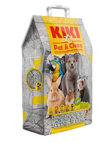 KIKI LIT PET&CLEAN LECHO DE PAPEL 10 LITROS - 2