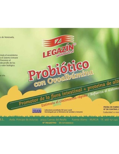 LEGAZÍN PROFESSIONAL PROBIÓTICO CON OVOALBÚMINA - 400 GR 400 GR - 2