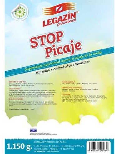 LEGAZÍN PROFESSIONAL STOP PICAJE - 1,15 KG 1.150 GR - 2