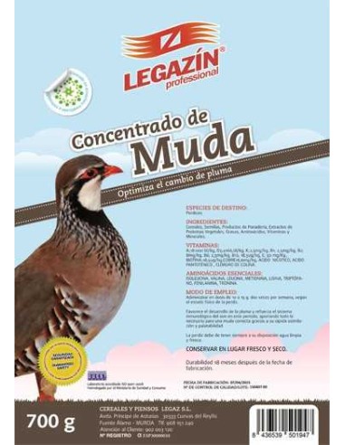 LEGAZÍN PROFESSIONAL CONCENTRADO DE MUDA PERDICES - 700 GR 700 GR - 2