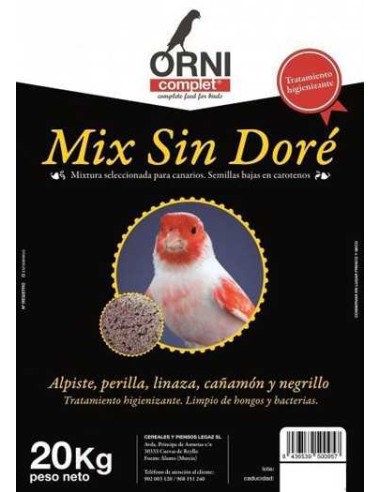 ORNI COMPLET MIX SIN DORÉ CON PERILLA 4 KG 20 KG - 2