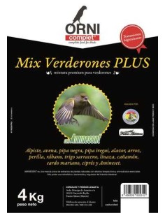 ORNI COMPLET MIX VERDERONES PLUS 4 KG 15 KG - 2