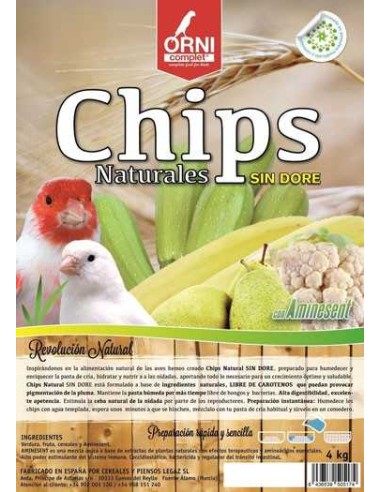 ORNI COMPLET CHIPS NATURALES SIN DORÉ 4 KG 800 GR - 2